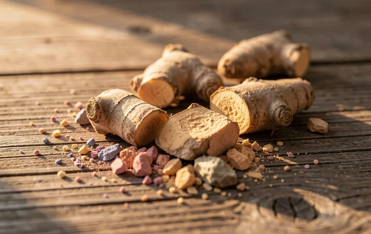Botanical minerals and pigments