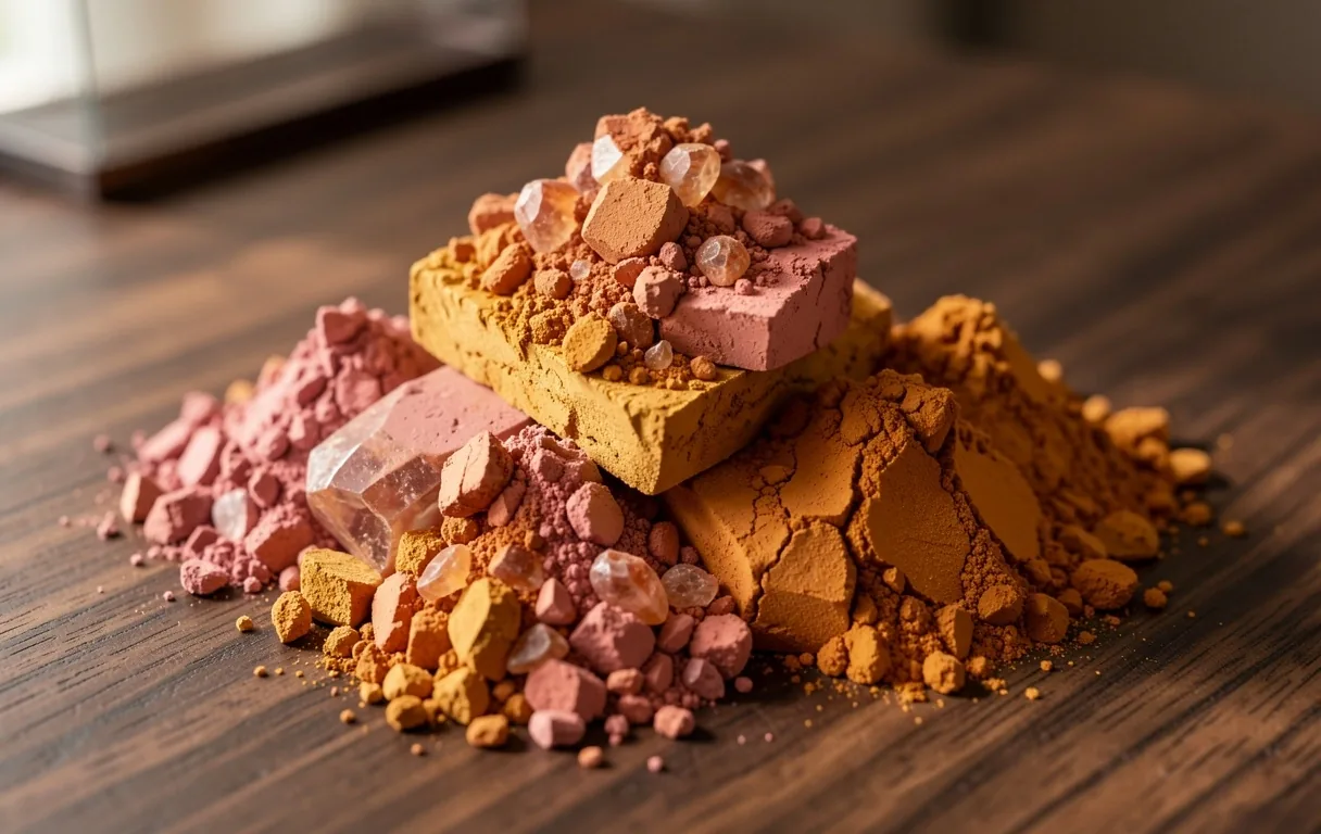 Chromatic minerals and pigments